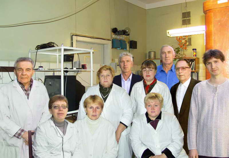 Dr. Ivanov with co-workers