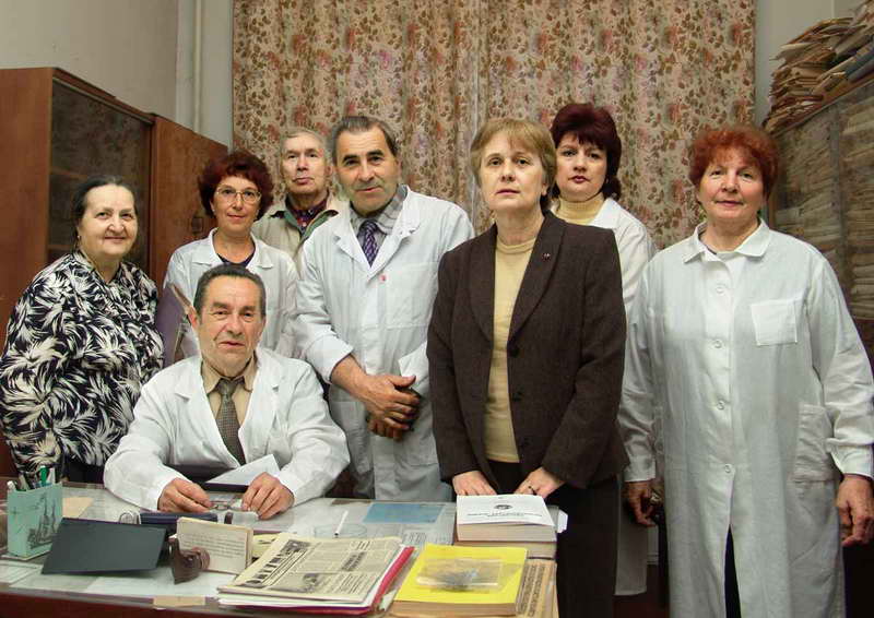 Prof. V.A.Otellin with co-workers